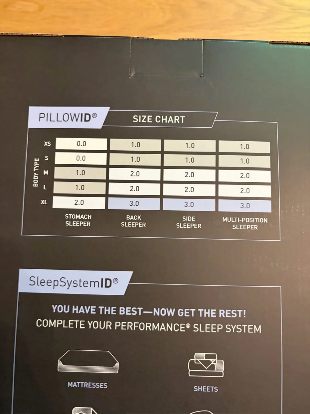 Bedgear Balance Performance® Pillow - 1.0 - Brand New